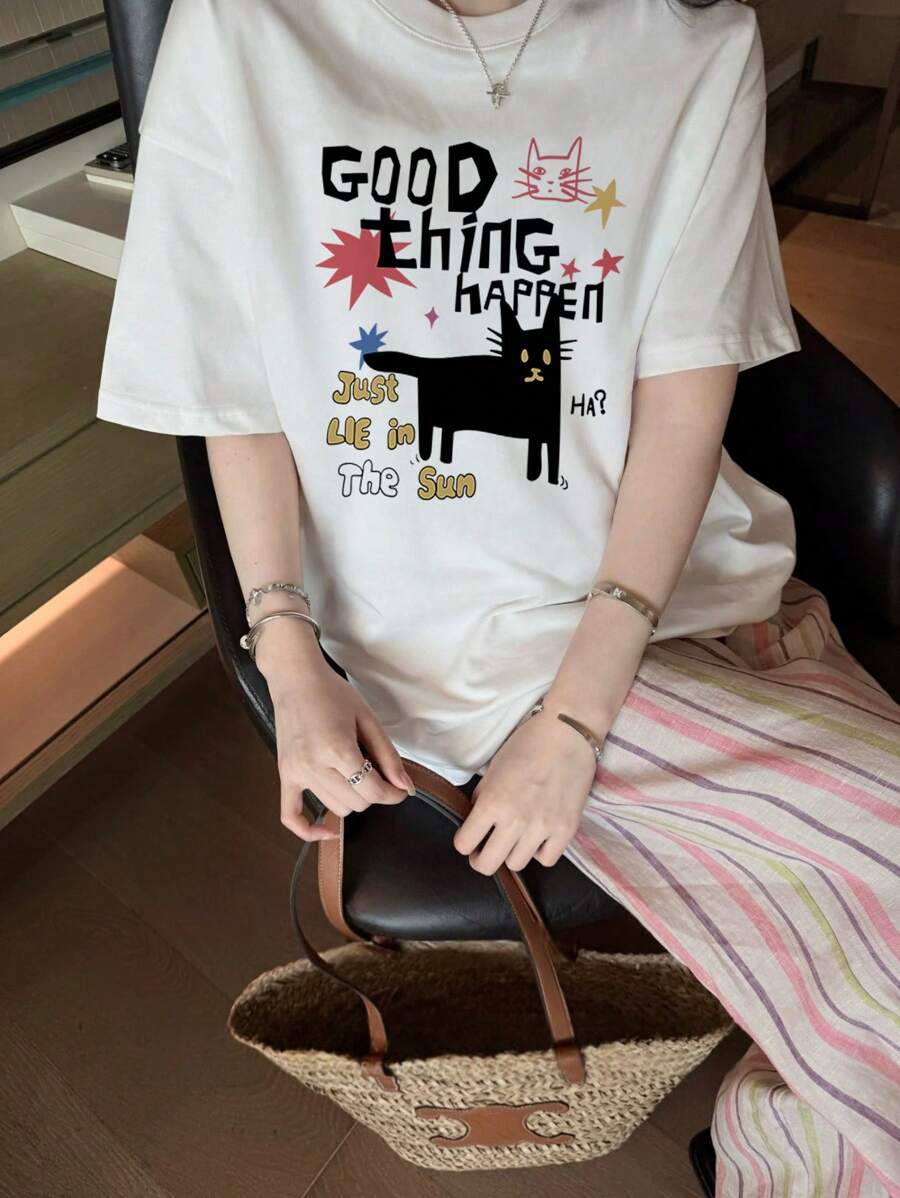 Women T-Shirts - 白色 - 查看 1