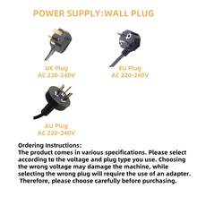 ESUPER Portable Handheld Steam Cleaner With Brush Heads, High Pressure Steam Cleaner For Kitchen And Bathroom - White - View 5