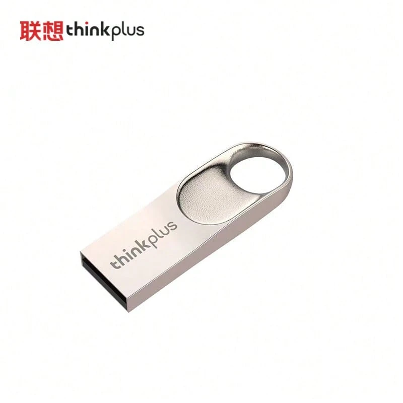 Lenovo Ổ đĩa flash USB ba hệ thống thông minh TU201plus Cắm và chạy mà không cần trình điều khiển Thân kim loại chống sốc Truyền tốc độ cao ổn định mà không bị giảm tốc độ Phổ biến cho máy tính/điện thoại di động/máy tính bảng Bảo vệ mã hóa tệp - Ngọc trai niken - Xem 1