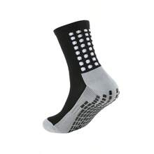 Calcetines antideslizantes de fútbol para hombres y mujeres, calcetines deportivos transpirables con silicona en la suela para fútbol, deportes al aire libre, carrera y ciclismo