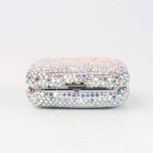 Portable Ashtray With Glass Diamond Nozzle. Suitable For Many Scenarios. Car Ashtrays, Ashtrays For Cleaning The Interior Space Of The Car, Special Nozzles. No Drips Design, Easy To Carry And Easy To Clean.