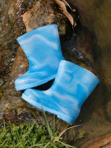 1 Pair Kids Waterproof Rain Boots, Soft & Comfortable All-Season Outdoor Casual Shoes