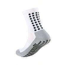 Calcetines antideslizantes de fútbol para hombres y mujeres, calcetines deportivos transpirables con silicona en la suela para fútbol, deportes al aire libre, carrera y ciclismo