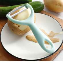 5pcs Stainless Steel Peeling Knives, Potato Peeler, Fruit Scraper, Multi-Functional Kitchen Gadgets - Multicolor - View 9