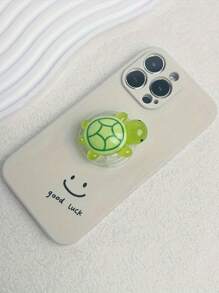 1/3 pezzi Supporto per telefono con design carino di tartaruga, che brilla al buio, pieghevole ed espandibile, forma a cartone animato 3D, comodo e pratico supporto da tavolo, 2 in 1 adesivo e supporto, in materiale ABS+silicone, compatibile con la maggior parte dei telefoni , Android, regalo per compleanni, famiglia, amici, impugnatura push-pull per telefono, supporto per telefono, accessori per telefono