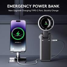 Portable Handheld Turbo Fan, 5 GearWind, 10000mAh Battery Operated, Up To 10 Working Hours, 3 IN 1 Hand Fan Rechargeable With Air Turbo Tech Cooling Fan For Outdoor Activities, Travel, Working, Gifts Boyfirend Teen Back To School