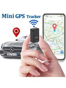 迷你 GF-07 GPS 追踪器 汽车自行车单车宠物儿童实时追踪定位器强磁防丢定位器 - 黑色 - 查看 2