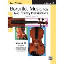 Pre-Owned Beautiful Music For Two String Instruments, Bk 3: 2 Violins (Paperback) By Samuel Applebaum - Single Book - View 3
