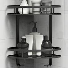Bathroom Shelves & Corner Shelves - 黑色 - 查看 1