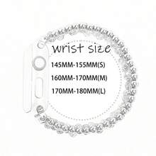 1 pieza Pulsera de cuentas multicolor, accesorio de joyería de estilo bohemio de moda, compatible con Apple Watch Series 1-10, bandas de 38/40/41/42/44/45/46/49mm, correa de repuesto elástica hecha a mano con cuentas para hombres y mujeres - Negro - Ver 6