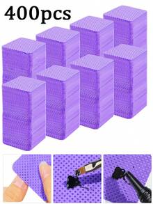 2000/1000/200片装指甲清洁湿巾 - 专业无绒指甲油卸除棉片，UV凝胶清洁纸巾，无香型美甲准备和完成清洁工具（紫色）