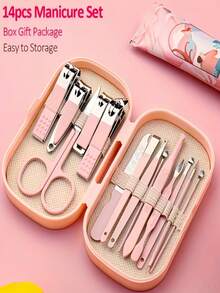 Manicure Set, Women Grooming Kit, Pedicure Kit, Nail Clippers, Professional Grooming Kit, Nail Tools Gift With Travel Case For Men And Women Gifts Friends Parents