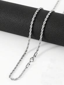 Ciondolo a croce premium con microdiamanti, collana con catena intrecciata, design unisex, adatto come regalo per la Festa della Mamma, San Valentino, Capodanno, vacanze e uso quotidiano