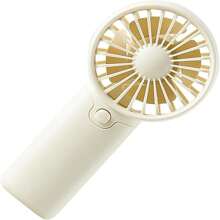 1 pieza Mini Ventilador de mano a batería, ventilador personal portátil de 1.5V AAA para verano, viajes, playa, interior y exterior, regalo (rosa, azul, verde, blanco), baterías no incluidas