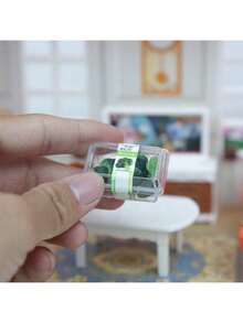 1 caja Set de frutas y verduras miniatura realistas para casa de muñecas: accesorios de decoración para supermercado, tienda de conveniencia, cocina en escala 1:12 para Set de roles (colores y estilos aleatorios) - Multicolor - Ver 7