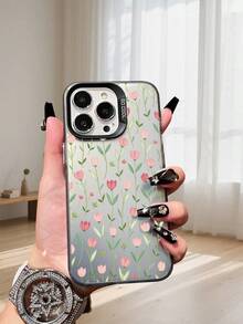 GALLAPLE Tulip Floral Print Multi - Color Phone Case Cute Aesthetic Protective Cover Fashion Design For IPhone 16 15 14 13 12 11 8 7 X XS XSMAX Plus Pro ProMax SE4 16e Case