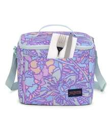 JanSport Super Snack Lunch Box – Perfect Size, Total Freshness - FLORAL FLUID PASTEL LILAC - View 2