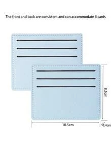 1pc, Wallet Credit Card Bag, RFID Credit Card Holder, Ultra-Thin Pocket Wallet With ID Card Window, Suitable For Both Women And Men, Fashionable Style; Slim And Minimalist Style