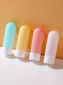 Leak Proof Travel Bottles Set - TSA Approved Refillable Containers For Shampoo & Lotion - Squeezable Toiletries For Airplane Carry On, Gym, And Travel Essentials