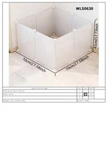 DIY Pet Cage For Home Indoor Dog Fence, Guinea Pig Isolation Net, Dog Crate, Cat Cage, Rabbit Fence, Turtle Activity Area Barrier Net - Multicolor - View 15