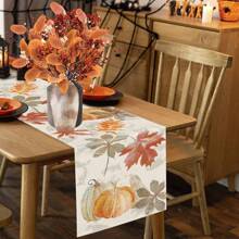 Juego de 6 flores artificiales de decoración otoñal, ramos mixtos de eucalipto, color naranja de la cosecha y hálito de bebé para decoración del hogar, fiestas de otoño, bodas y centros de mesa en Navidad y Acción de Gracias