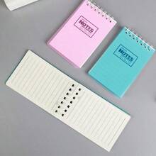 10pcs/Set Mini Portable Notebook Set (Mixed Color), Small Pocket-Sized Spiral Memo Pads, Office Style Small Notebooks Suitable For Home, University, Work, Meeting Or School Use, School Supplies, Back To School
