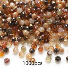200 piezas de cuentas redondas de vidrio verde de 4mm para hacer joyas y manualidades DIY