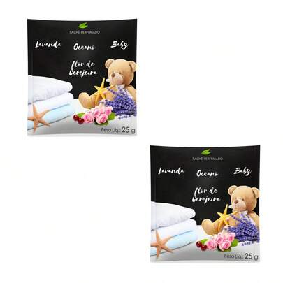 Sachê Perfumado Lavanda Inglesa 25g + Aromatizador Ambiente em Cabide