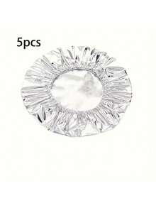 10/20/30/50片装可重复使用铝箔食品保鲜膜，隔热拉伸膜，持久保温，适用于水果、餐食、餐具、保温食品容器，反光表面，耐热盖