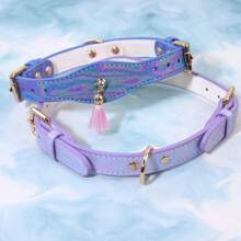 Collar de mascota con diseño de borla de moda