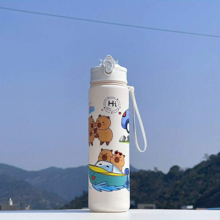Borraccia Pieghevole In Silicone, 600 Ml, A Prova Di Perdite, Leggera E