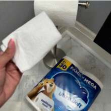 Ultra - Soft Smooth Tear Toilet Paper (18 Mega Plus Rolls): Ideal For Family - Sized Use - 18 - View 3