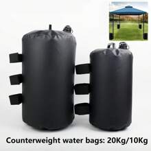 Bolsa de Água Fixa para Barraca de Acampamento Casual ao Ar Livre, Base Antivento de Guarda-sol de Publicidade, Bolsa de Armazenamento de Água para Piquenique de Grande Capacidade