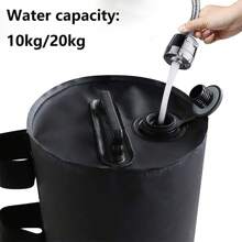 Bolsa de Água Fixa para Barraca de Acampamento Casual ao Ar Livre, Base Antivento de Guarda-sol de Publicidade, Bolsa de Armazenamento de Água para Piquenique de Grande Capacidade