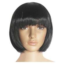 Short Bob Hair Wigs Synthetic Fiber For Party Costume Halloween Men/Women 14Colors Optional