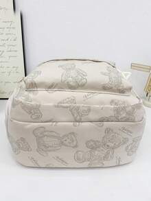 2025新款印花泰迪熊背包，简约时尚，适合小学生、中学生和大学生，轻便大容量 - A - 查看 8