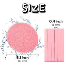 120 piezas de esponjas faciales de limpieza comprimidas - Esponjas suaves y redondas para el lavado de la cara, exfoliación suave, desmaquillante, reutilizables, 3 colores mezclados (amarillo/rosa/púrpura), adecuadas para el cuidado diario de la piel, mujeres/adolescentes, gran regalo de verano