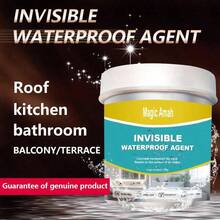 Transparent Waterproof Sealer - 1 Brush Stops Leaks! (Roof, Bath, Balcony) - Multicolor - View 3