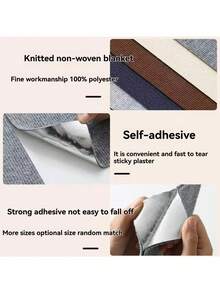 1 件粘性猫抓板、猫抓柱地毯罩家具沙发保护套、宠物玩具爬垫、自粘式猫抓板 - 彩色 - 查看 12