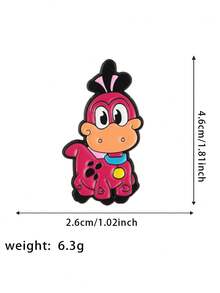 1PC Cartoon Pink Pony Badge Cute Animal Decorative Pin, Women's Gift Pin