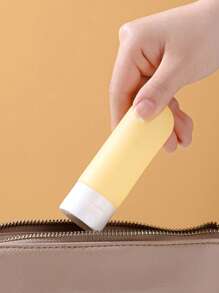 Leak Proof Travel Bottles Set - TSA Approved Refillable Containers For Shampoo & Lotion - Squeezable Toiletries For Airplane Carry On, Gym, And Travel Essentials