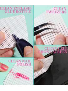 Gel Nail Polish Remover Wipes Cleaner Nail Remover Lint Free Wipes Cleaner Paper Pad Wholesale Makeup Tools, Cleaner, Nail Art, Nail Polish Remover, Lint Free Wipes, Cleaner, Paper Pad
