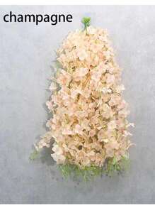 50 piezas/paquete Guirnalda colgante de flores de seda artificiales de glicinia estilo bohemio para decoración del hogar, bodas, fiestas, cumpleaños, Navidad y reuniones familiares