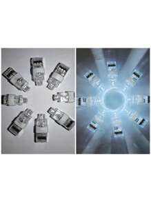 5/10//20/40PC LED Finger Lights, Battery Powered Mini Flashlights, Multiple Color LED Finger Flashlights, Suitable For Children's Birthday Gifts, Bars, Party Gatherings, Easter, Halloween, Christmas And New Year Celebrations, Night Light Party Accessories (With Battery)