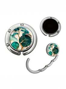 1个圆形亚克力挂钩，适用于包包边缘，可折叠、收纳、伸缩。使用场景：客厅、卧室、家居收纳亚克力挂钩