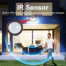 178LED Solar Light Outdoor Garden Decoration Wall Lamp With 3 Mode IP65 Waterproof Solar Motion Sensor Light For Yard Door - Black - View 4