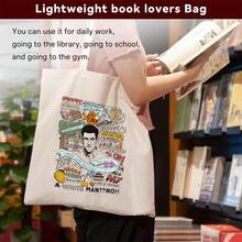 Schmidt Best Quotes (Colorized) Canvas Tote Bag Reusable Gifts For Friends Coworker Shopping Grocery Birthday Gifts - 米色 - 查看 2