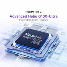 Xiaomi Redmi Pad 2 全球版平板电脑 11 英寸 2.5K 晶晰显示屏 9000mAh（典型值）大容量电池 先进的 Helio G100-Ultra 6nm 制造工艺 四扬声器带来沉浸式音效 支持可扩展存储：高达 2TB 高达 90Hz 的刷新率 - 綠色 - 查看 4