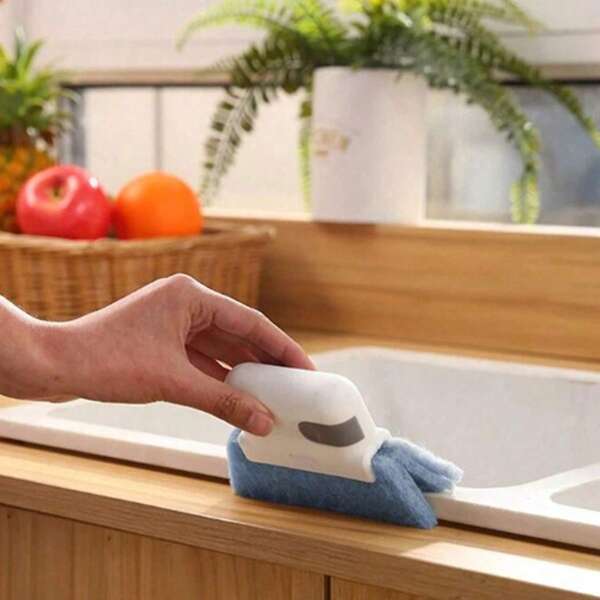3PCS Multifunctional Window Gap Cleaning Brush, Multi-Purpose Window Gap Track Cleaning Blind Spot Window Strip Brush, Suitable For Kitchen, Bedroom, Sofa, Bathroom.