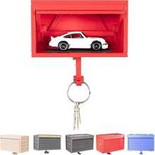 1pc Creative Garage Key Holder With Opening Function, Personalized Home Decor - Multicolor - View 12